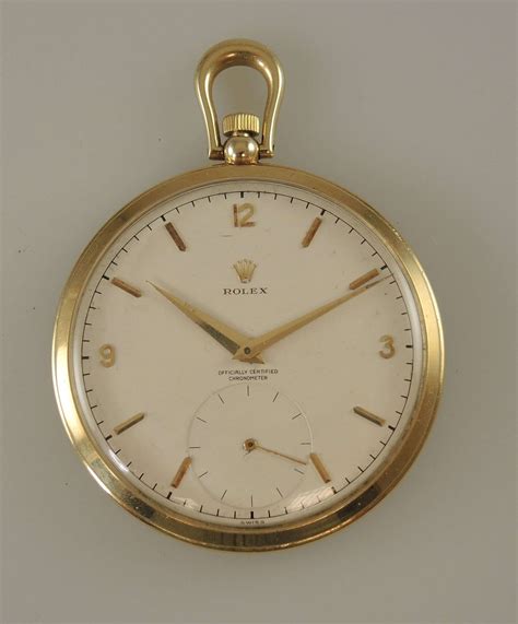 gold plated rolex pocket watch